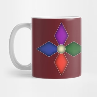 rainbow flower Mug